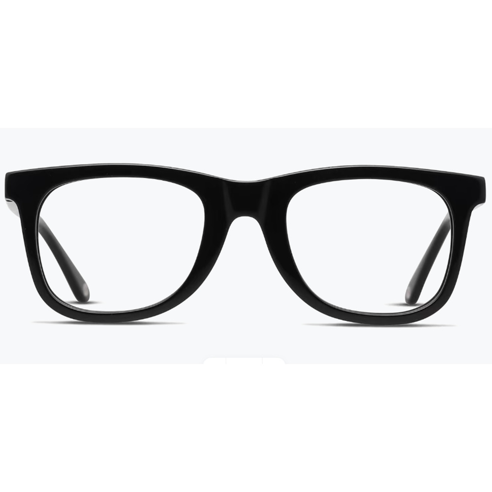 MUSE 35-002540 BLACK ACETATE EYEGLASSES FRAMES 49-22-145 RX